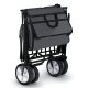 Humberg Folding Transport Cart, 80L, with Canopy