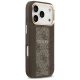 Чехол Guess для iPhone 17 Pro 4G PU Stripe MagSafe, коричневый