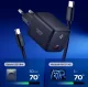 Сетевое зарядное устройство USB-C Spigen EE451EU Essential 45W GaN черное