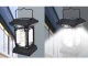 Solārā lampa ar kustības un krēslas sensoru, 60 LED COB, 5 režīmi, melna