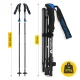 4Fizjo 1031 PRO+ Mountain Goat saliekamās nūjošanas nūjas, zilas