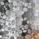 Шторка для душа 180x180 см, прозрачная матовая