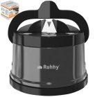 Ruhhy 24785 Knife and Scissors Sharpener (Tungsten Carbide, Suction Base)