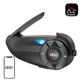 Motocikla interkoms EJEAS Q8 ar Mesh tehnoloģiju un Bluetooth 5.1