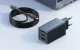 Mcdodo CH-1544 GaN Wall Charger 67W USB + 2x Type C + Charging Data Cable ( Type C to iPhone Apple Lightning ), Black |...