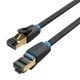 CAT8 tīkla kabelis Vention IKABK 8m 40Gbps Melns