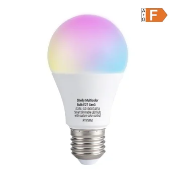 Shelly Multicolor E27 Gen3 viedā LED spuldze