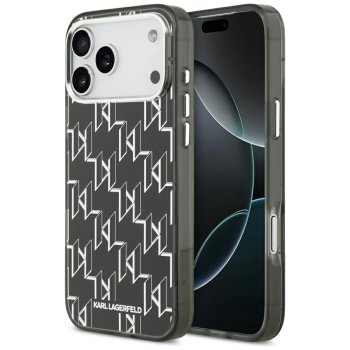 Karl Lagerfeld IML KL Monogram MagSafe vāciņš iPhone 17 Pro Max – melns | Phone Case Cover