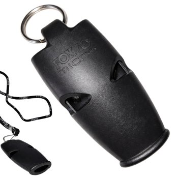 Referee Whistle Fox 40 Micro 110 dB with Lanyard, Assorted Colors