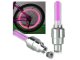 Luminous Valves Caps for Bicycle Nipple (works while moving) pink, 2 pcs.