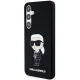 Karl Lagerfeld Samsung Galaxy S24 Case Silicone Ikonik, Black