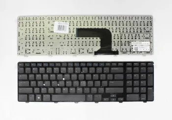 Dell Inspiron 17 3721 / 17R 5721 tastatūra portatīvajam datoram, melna