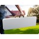 Plonos 440200 Folding Garden and Catering Bench 180 cm, White