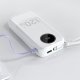 Dudao K13Pro 20000mAh Powerbank with Built-in Cables, White