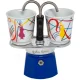 Набор для эспрессо Bialetti MINI EXPRESS Kandinsky с 2 чашками