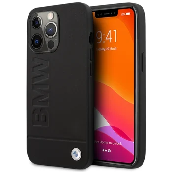 Чехол BMW Signature Logo Imprint MagSafe для iPhone 14 Pro Max - Black