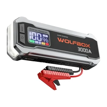 Пусковое устройство WOLFBOX MegaVolt 16 16 000 мАч 3000 А 12 В