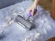 Электрическая щётка для чистки шерсти собак с LED и вибрацией