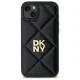 Чехол DKNY для iPhone 15 Plus Quilted Stack Logo, черный