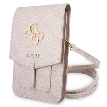 Сумка Guess GUWBG4GFPI розовая с большим логотипом 4G