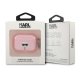 Karl Lagerfeld AirPods Pro Case Karl\'s Head Glitter, Pink