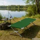 Folding Camping Bed, Green, 187x70 cm