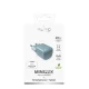 Сетевое зарядное устройство Puro 20W GaN USB-C, зеленое (PUFCMTCUSBC20WGGRN)