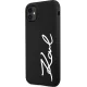 Чехол Karl Lagerfeld для iPhone 11 / XR Silicone Signature, черный