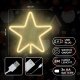 LED neona zīme Zvaigzne CHRISTMAS Forever Light FLNE22, silti balta