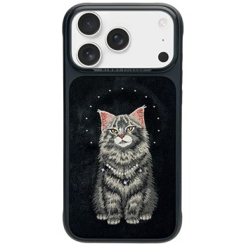 Nimmy Lucky Cat MagSafe Vāciņš iPhone 17 Pro Max - Melns | Phone Case Cover