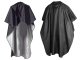 Universal Hairdressing Cape Apron Black-Silver