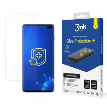 3MK Samsung Galaxy S10 Plus (G975F) Antibakteriāla Telefona Aizsargplēve | Antibacterial Screen Protector