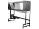 Trauku žāvētājs virs izlietnes 85 cm virtuves organizators, melns