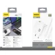 Сетевое зарядное устройство Dudao A28C 45W GaN + кабель USB-C, белое
