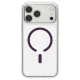 Spigen Ultra Hybrid Mag MagSafe vāciņš iPhone 18 Pro un 17 Pro, caurspīdīgs/bordo