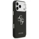Guess Grained Big 4G Classic Logo Case for iPhone 17 Pro Max, Black