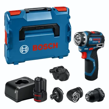 Аккумуляторная дрель-шуруповерт Bosch GSR 12V-32 FC с 2x2.0 Ач, насадками...