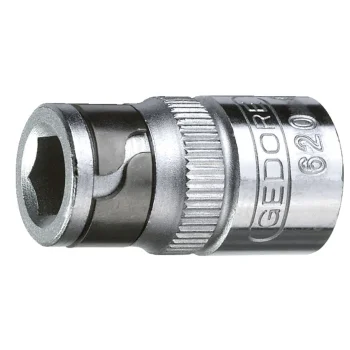 Gedore 620 uzgaļu adapteris 1/4", sudraba