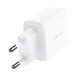 Сетевое зарядное устройство Acefast A25 USB Type-C / USB-A 20W, белое