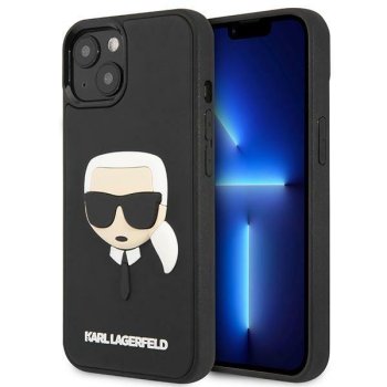 Karl Lagerfeld 3D Rubber Karl's Head vāciņš iPhone 14 Plus, melns