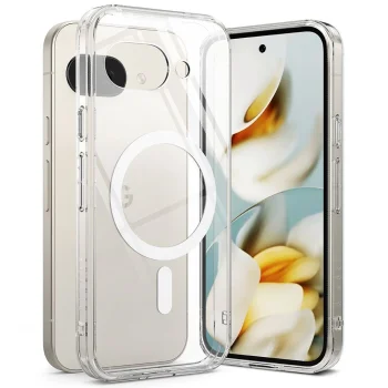 Прозрачный магнитный чехол Ringke Fusion MagSafe для Google Pixel 9A