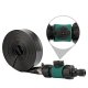 Garden Trampoline Sprinkler 12m, Black