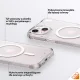 PanzerGlass HardCase with MagSafe with D3O and Military Grade Certification for iPhone 15/14/13 - Transparent