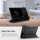 Samsung Galaxy Tab S9 FE 10.9\'\' (SM-X510 / X516B) Spigen Rugged Armor Book Case Cover, Black | Planšetes Vāciņš...