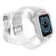 Прозрачный ремешок с чехлом для Apple Watch 42/44/45mm
