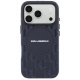 Karl Lagerfeld Monogram MagSafe Case iPhone 17 Pro Blue