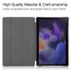 Samsung Galaxy Tab A8 10.5 (2021) (2022) (SM-X200/X205) Trifold Stand PU Leather Hard Protective Cover Case, Wine Red