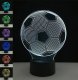 LED 3D Nakts Galda Lampa Gaisma \"Futbola bumba\" | Soccer Ball Night Lamp