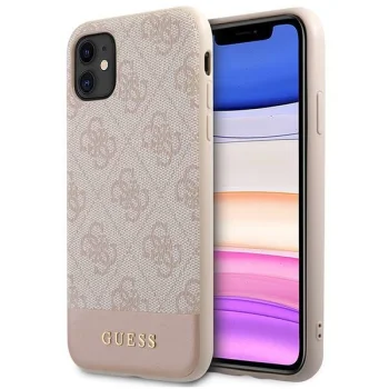 Чехол Guess 4G Stripe для iPhone 11 / XR - Розовый