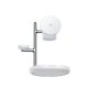 Joyroom JR-W23 Wireless Charging Station 4-in-1 Qi2 with Night Light, White